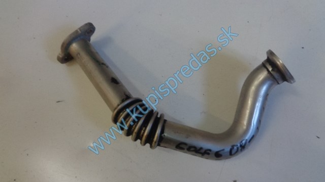 trubka na egr ventil na vw volkswagen golf 6, 